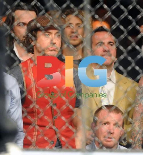 Downey Jr. and Richie at UFC 120