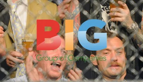 Richie and Law at UFC 120 in London