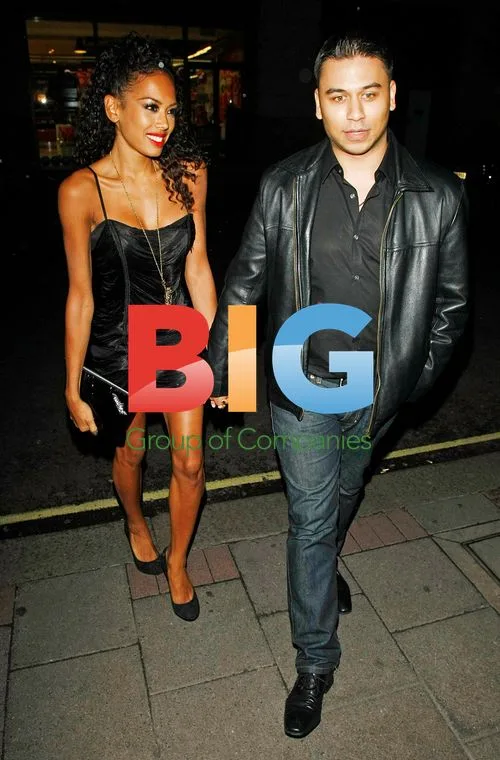 Jade Ewen and Ricky Norwood at The Mayfair hotel