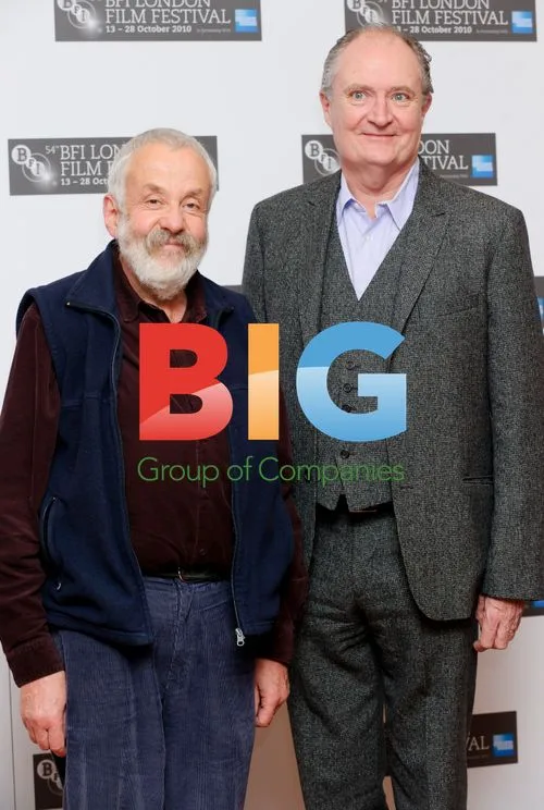 Mike Leigh and Jim Broadbent at Another Year Photocall