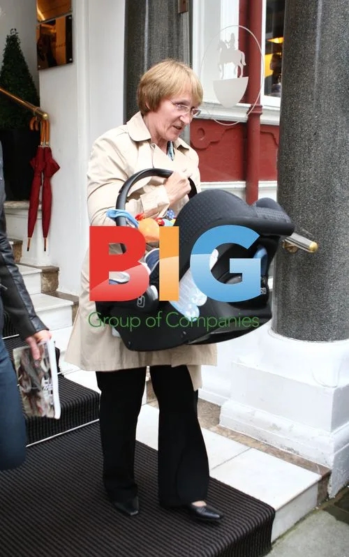 Dannii Minogue with Mother and Son