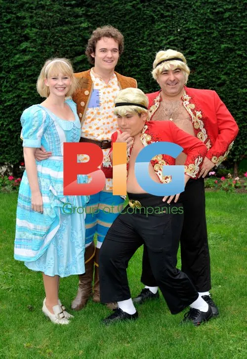 Joanna Page and Stravros Flatley Promote Pantomime