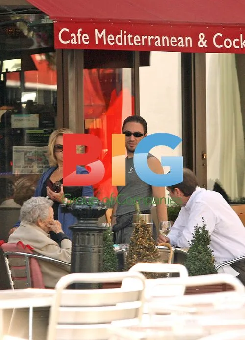 Felicity Kendal and Vincent Simone Lunching After Dance