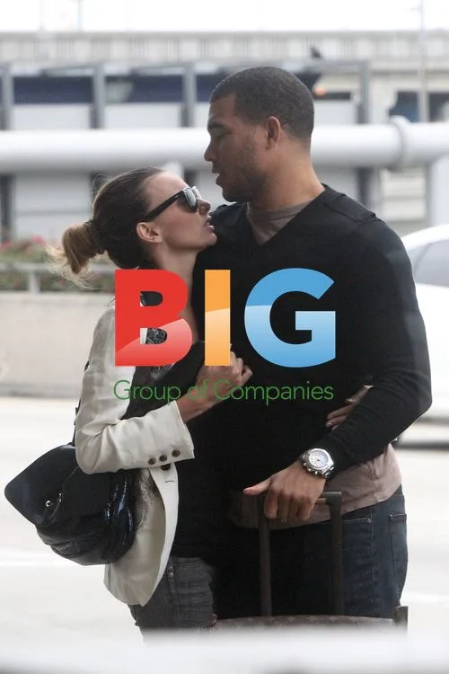 Nadine Coyle says farewell to Jason Bell at LAX