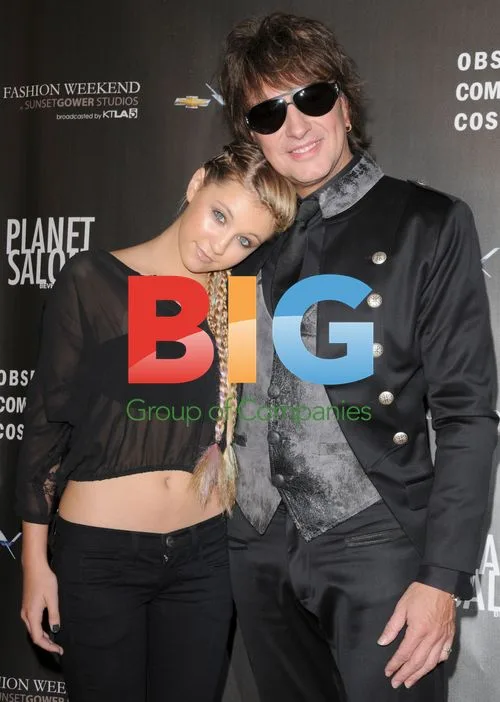 Richie Sambora & Ava Sambora at Fashion Show