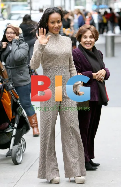 Jada Pinkett Smith Walks Puppy in NYC