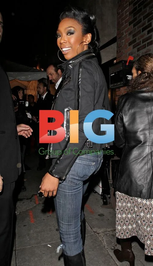 Brandy and Ray J at Just Dance 2 Launch