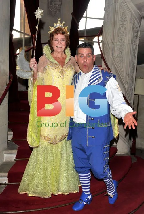Cilla Black and Andy Collins at Cinderella press launch
