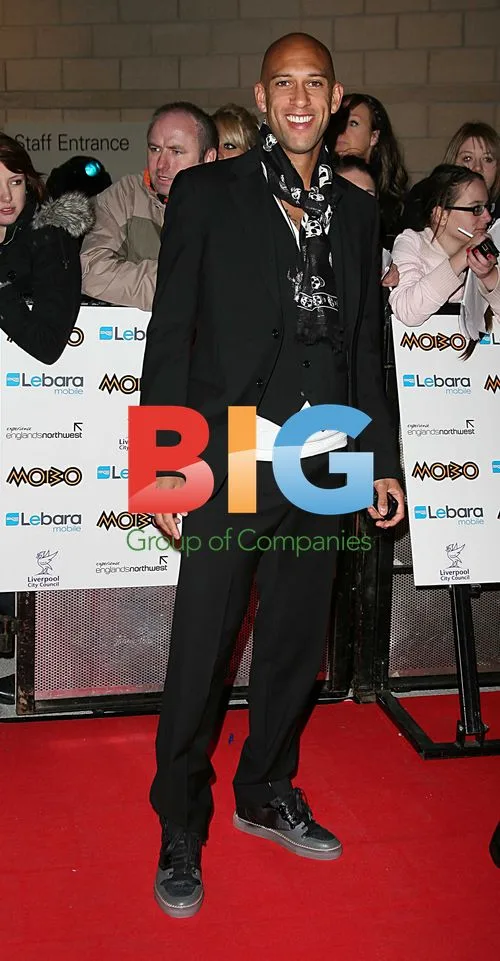 Tim Howard at Mobo Awards