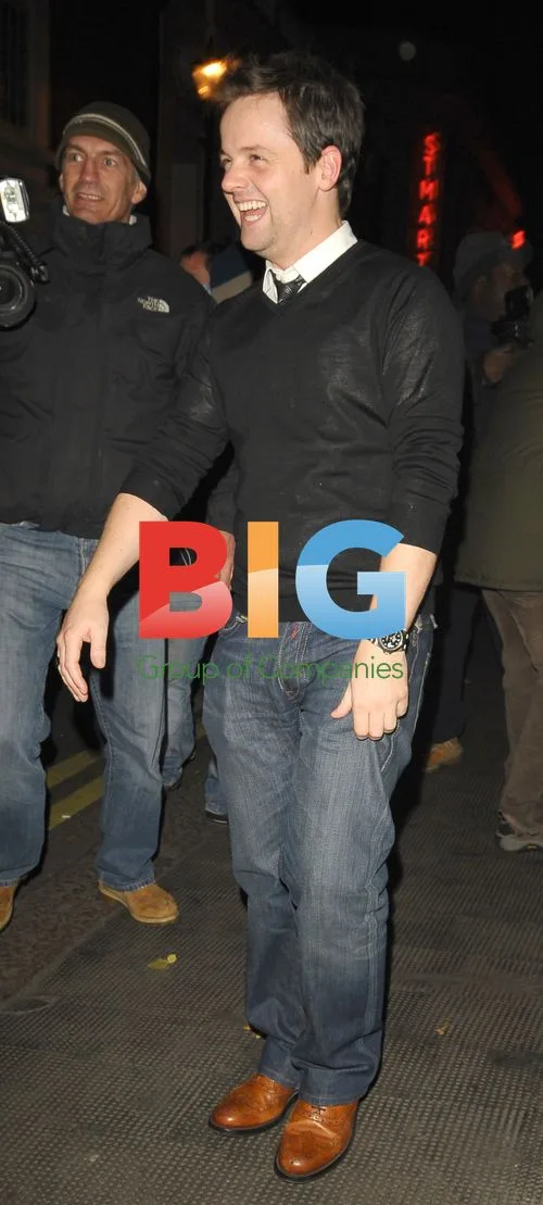 Ant and Dec Leaving the Ivy Club