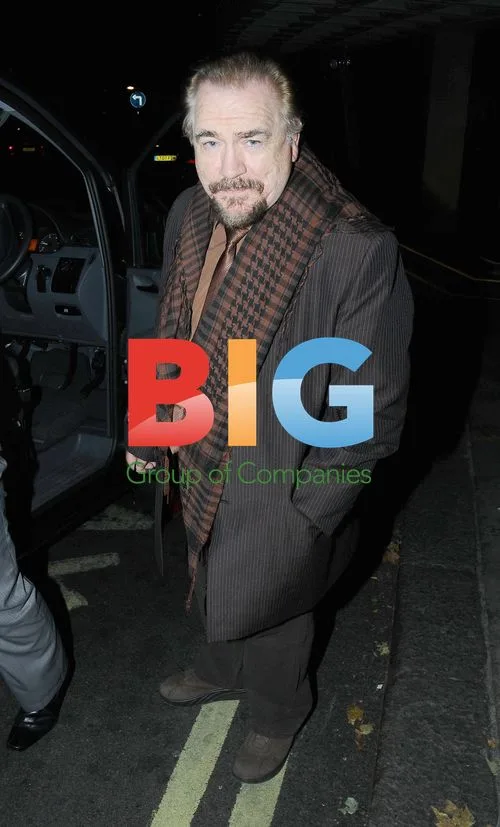 Brian Cox leaves Dorcester Hotel in London