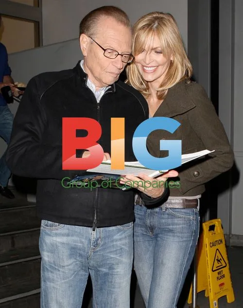 Larry King and wife Shawn