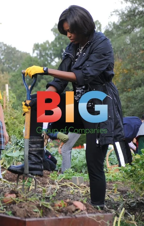 First Lady Harvests Veggies at White House
