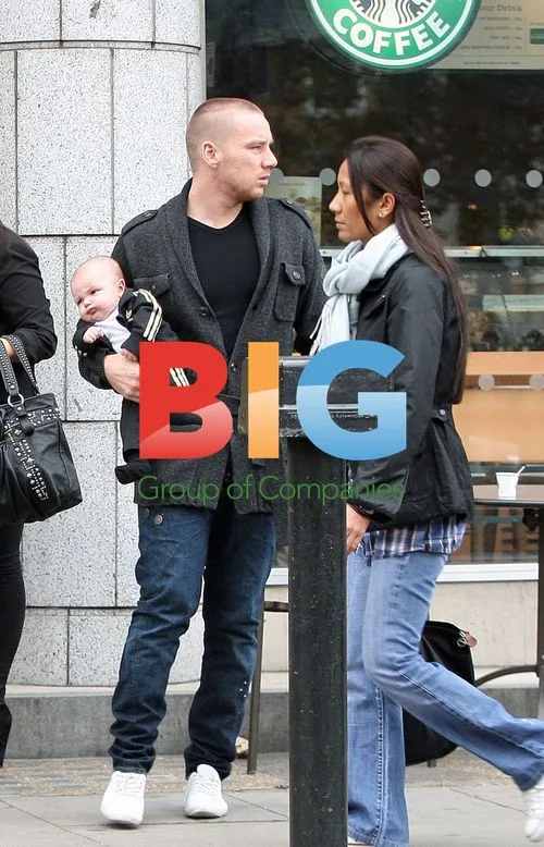 Danielle Lloyd and Jamie O'Hara with Baby Archie