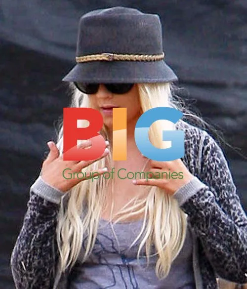 Christina Aguilera and Son at Pumpkin Patch