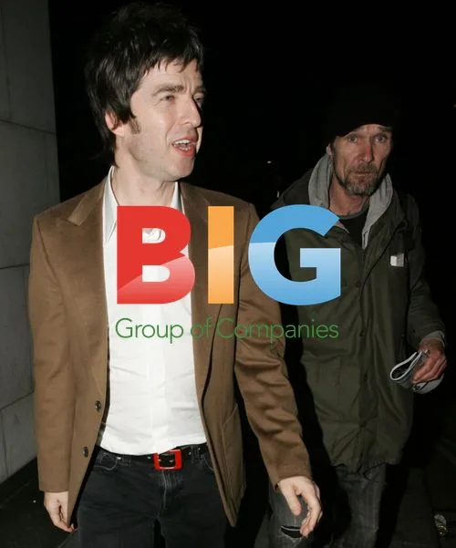 Noel Gallagher and Sara MacDonald at Nobu