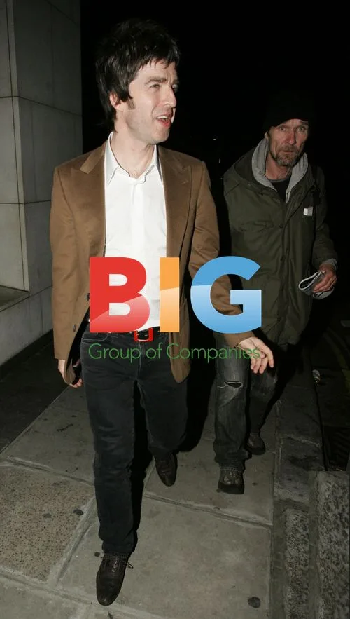 Noel Gallagher and Sara MacDonald at Nobu
