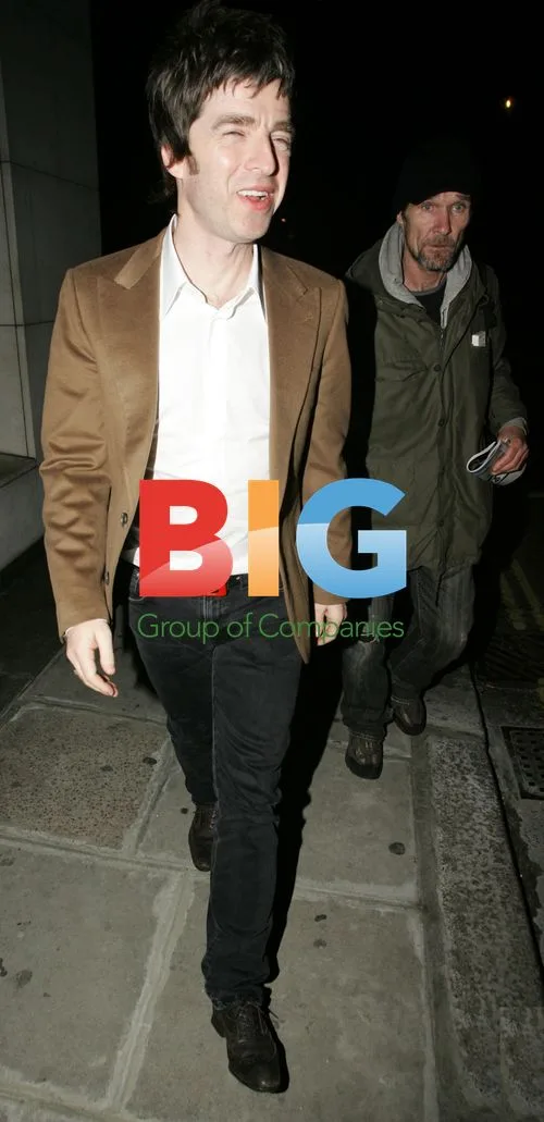 Noel Gallagher and Sara MacDonald at Nobu