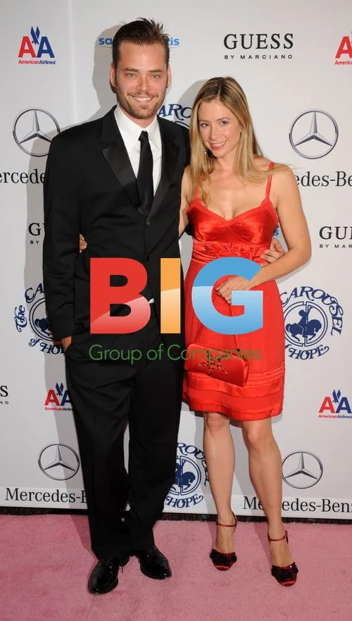 Mira Sorvino and Christopher Backus at Carousel of Hope Ball