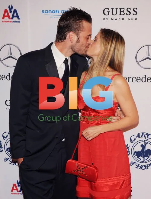 Mira Sorvino and Christopher Backus at Carousel of Hope Ball
