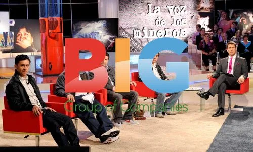 Chilean miners visit TV studio