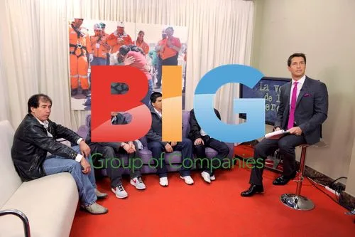 Chilean Miners Visit Antena 3 Studios