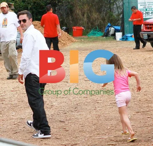 David Arquette and Daughter at Pumpkin Patch