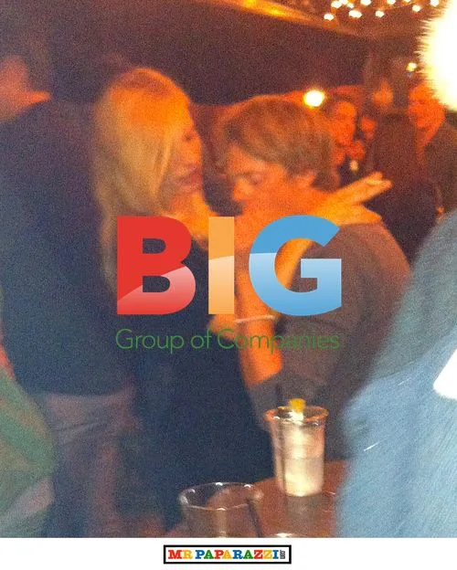 BT's Kris Marshall kissing blonde at LA bar