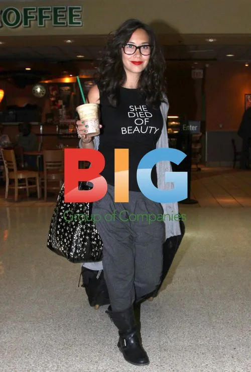 Myleene Klass at LAX
