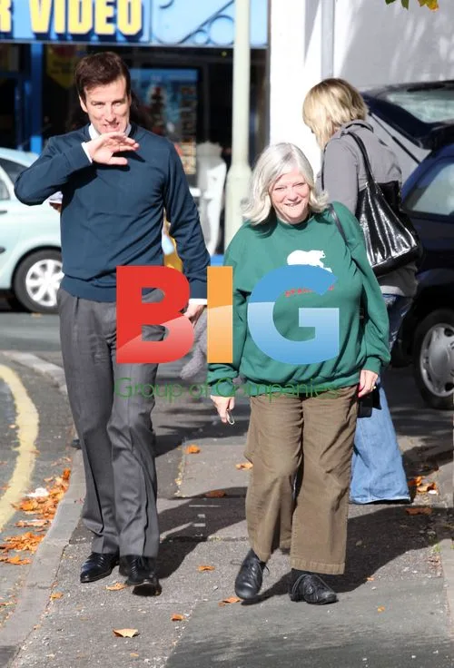 Ann Widdecombe and Anton du Beke in Newton Abbot