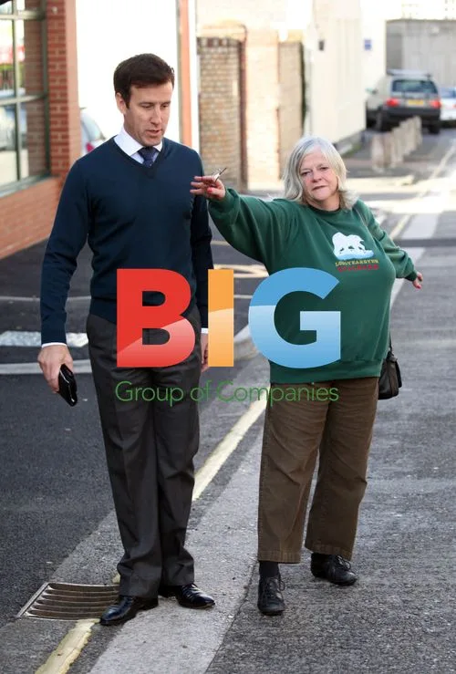 Ann Widdecombe and Anton du Beke in Newton Abbot