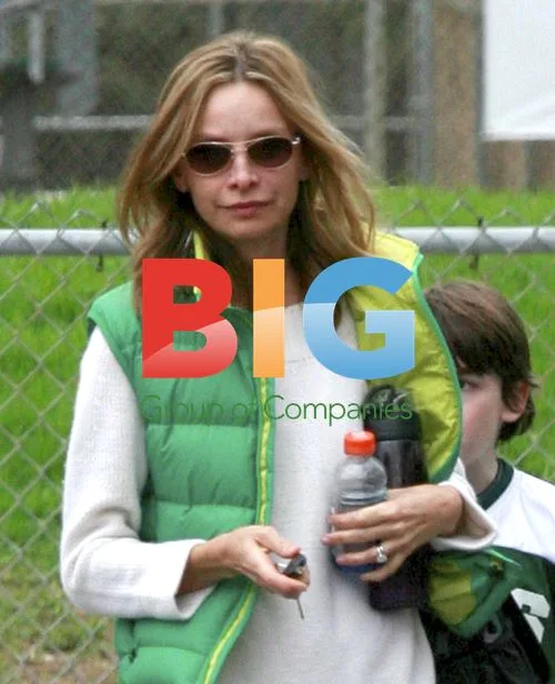 Calista Flockhart and son Liam