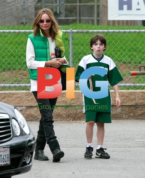 Calista Flockhart and Son Liam in LA