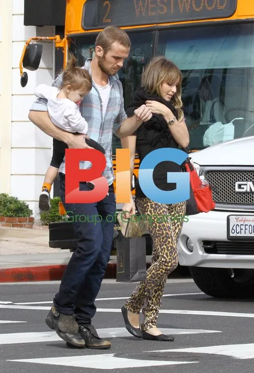 Cam Gigandet with daughter and girlfriend