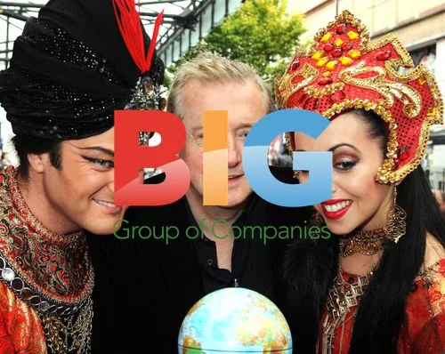 Louis Walsh records 'Aladdin' panto voice
