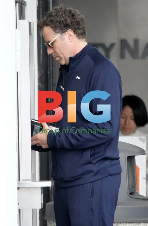 Will Ferrell Withdraws Cash in Beverly Hills