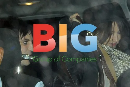 Noel Fielding and KT Tunstall leaving Groucho Club