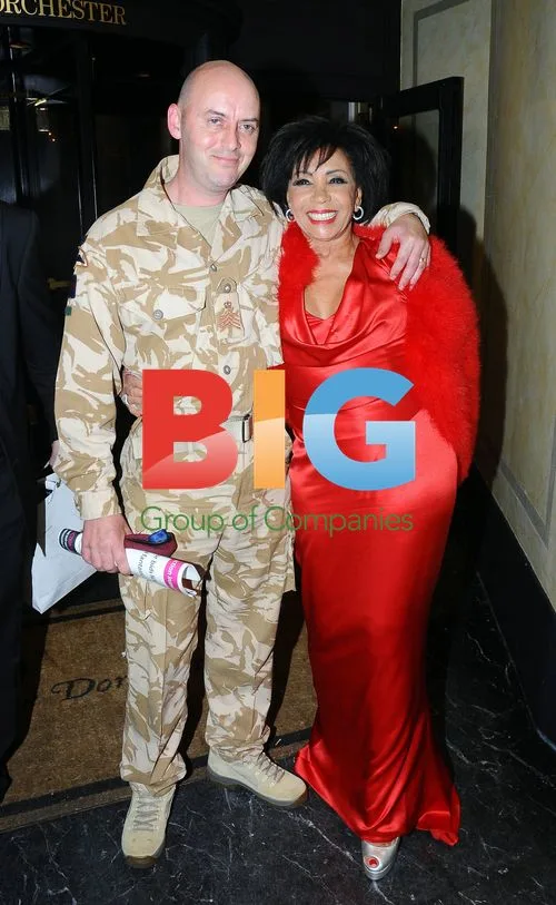 Dame Shirley Bassey & Julian Hoggarth at Fashion For the Brave