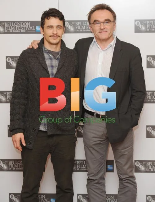 Danny Boyle and James Franco at 127 Hours Photo Call