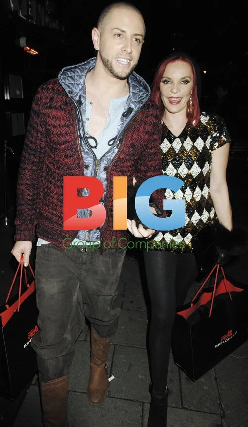 Brain Friedman and Carmit Bachar at Brylcream Launch