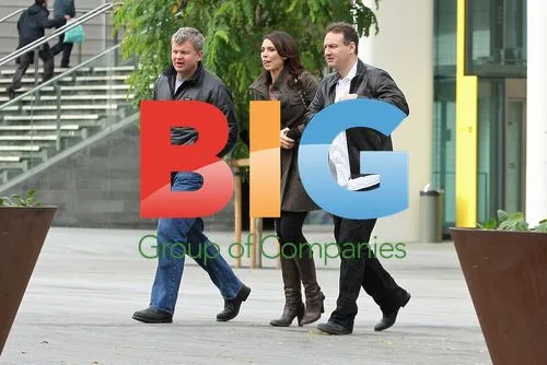 TV Presenters Adrian Chiles and Christine Bleakly Leaving Studio