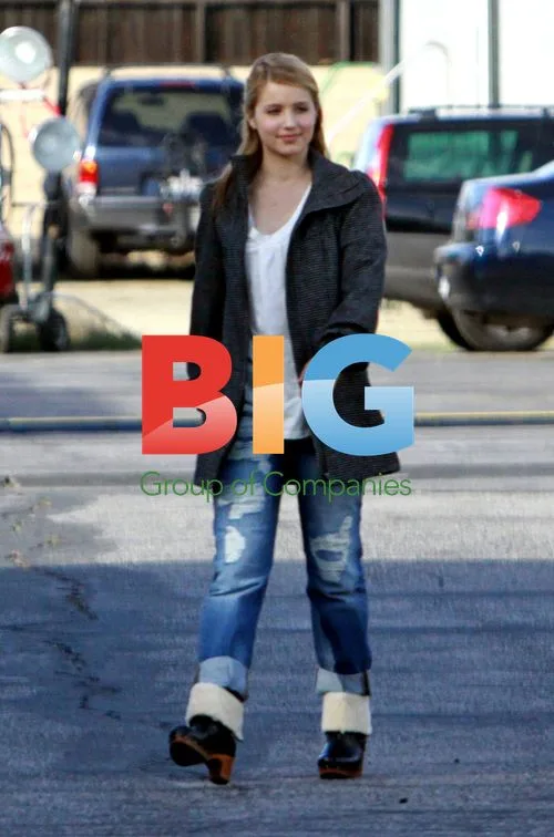 Dianna Agron on 'Glee' Film Set