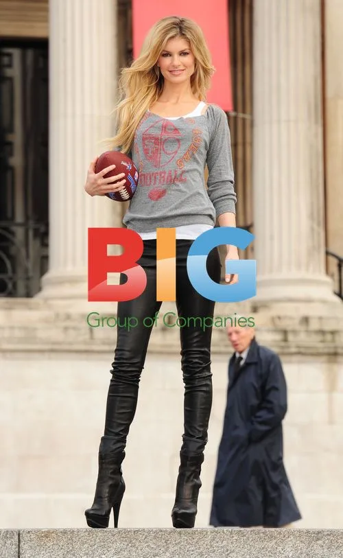 Marissa Miller in Trafalgar Square