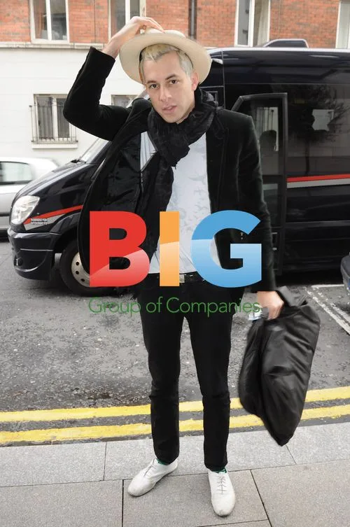 Mark Ronson Arrives at Hotel Before Dublin Concert