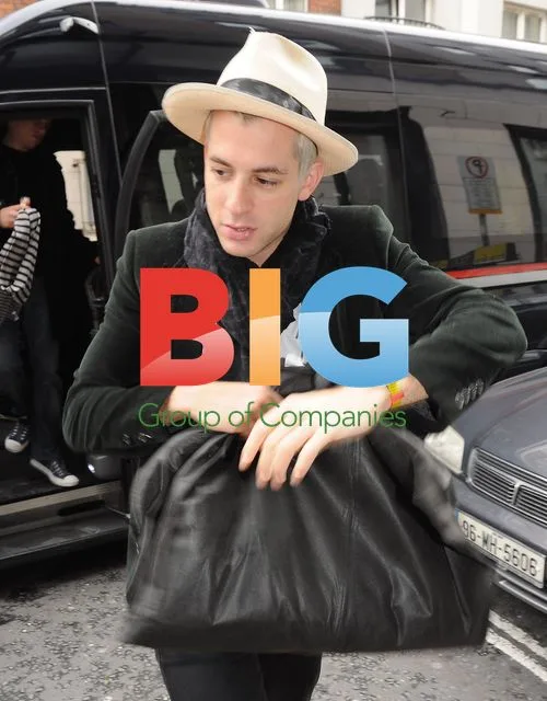 Mark Ronson Arriving at Hotel in Dublin
