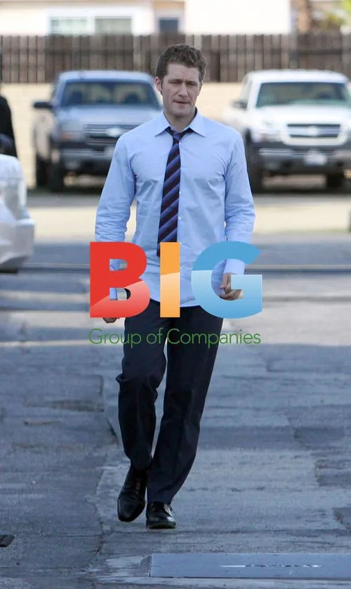 Mathew Morrison on Glee Set