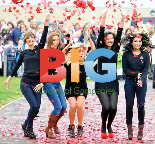The Saturdays and British Legion at concert