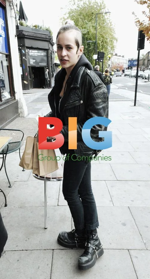 Model Alice Dellall shopping in London