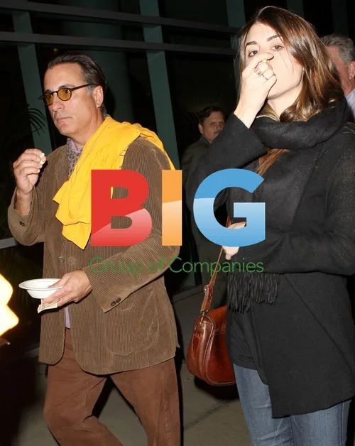 Andy Garcia and daughter Dominik leave Lakers game