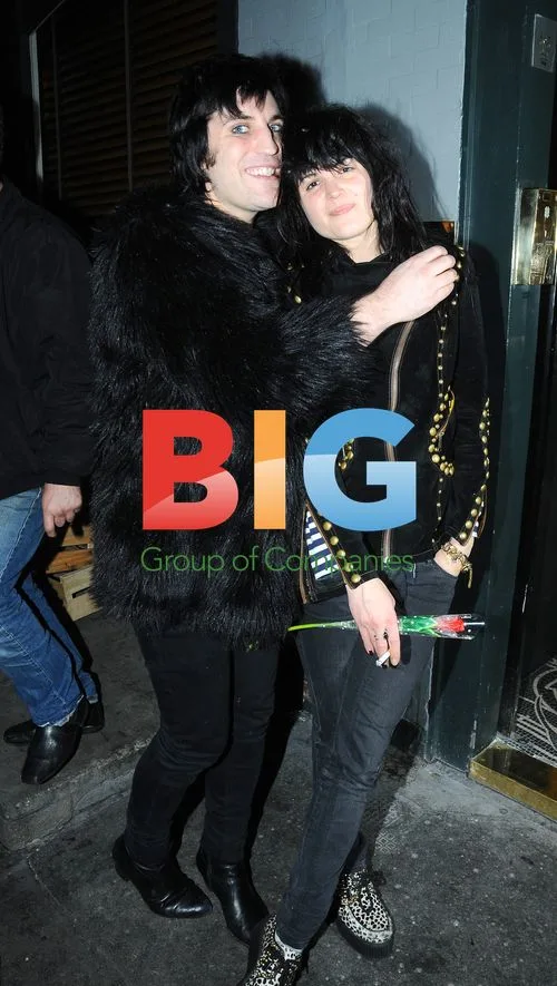 Noel Fielding and Alison Mosshart